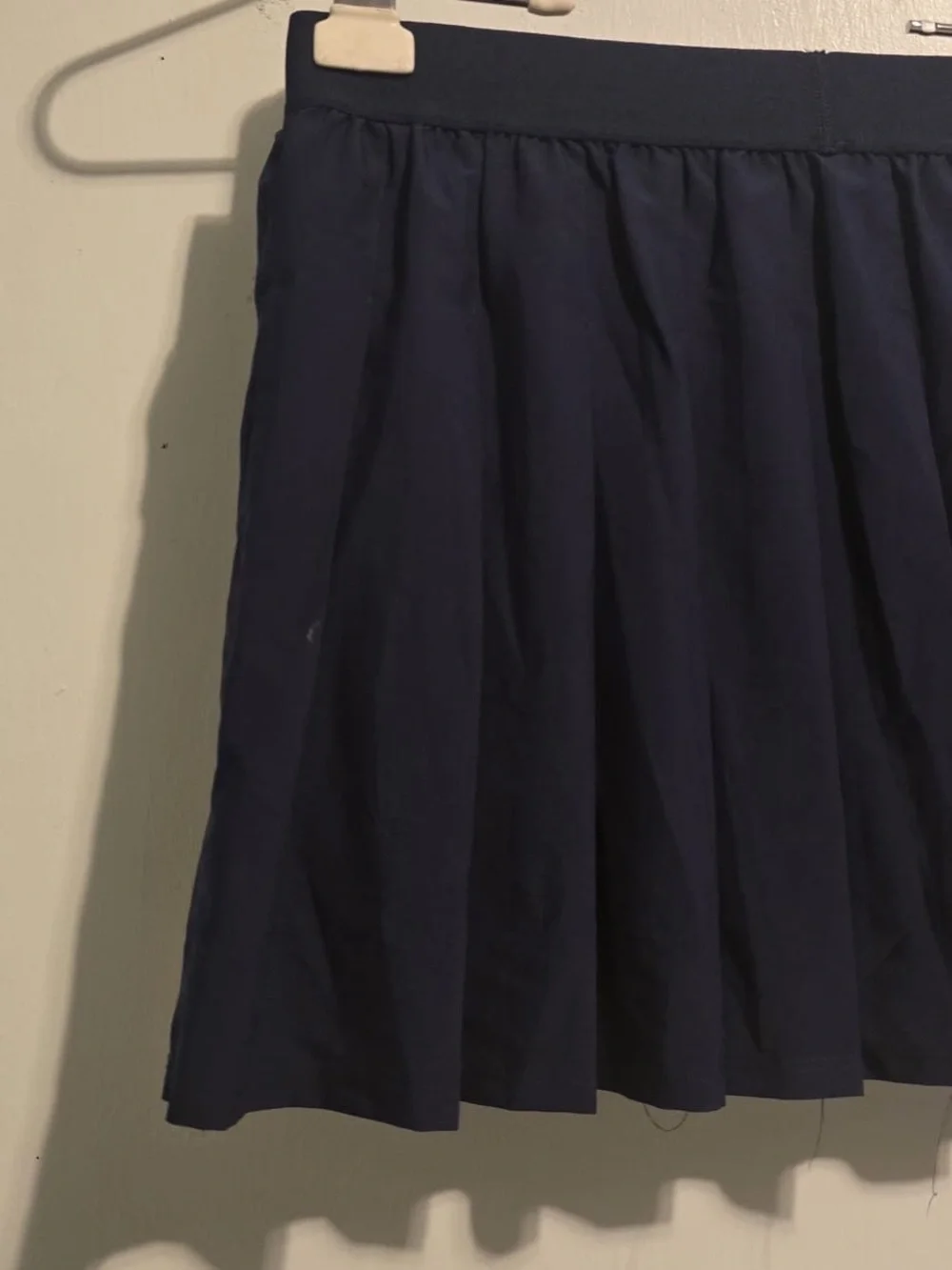 ALO Yoga Navy Pleated Skater Skort